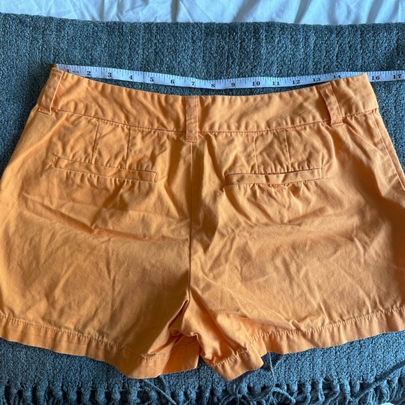 Loft Orange Chino Cotton Shorts - Picture 7 of 8